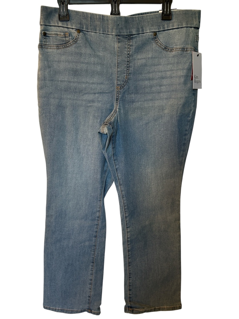 Kim Rogers Eden wash pull on tummy control jeans NEW size 14P short
